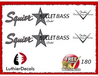 Squier Bullet Bass Guitar Decal #180